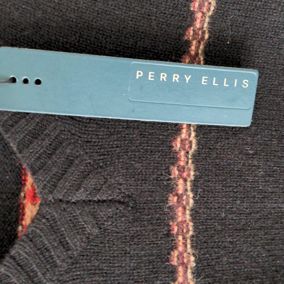 Perry Ellis wool sweater SZ M - Picture 2 of 4